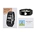 AGPTEK Fitness Tracker Activity Smart Bracelet with Heart Rate / Sleep Monitor, IPX7 Waterproof Bluetooth 4.0 Touch Screen Smart Wristband for IOS Android Phone, Black