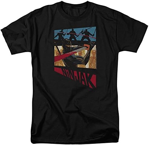 Ninjak - Mens Panel T-Shirt, Size: XXXX-Large, Color: Black