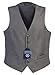 Gioberti Mens Formal Suit Vest, Gray, 2X-Large
