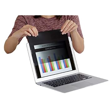 Apple MacBook Compatible - Premium Black Privacy Screen and Blue Light Screen Protector- Anti-Glare, Anti-Scratch, Blocks 96% UV (MacBook Air 13-inch, Black)