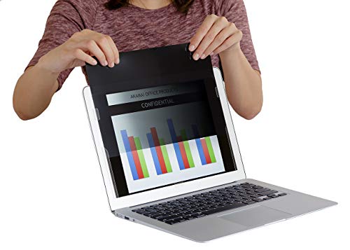 Apple MacBook Compatible - Premium Black Privacy Screen and Blue Light Screen Protector- Anti-Glare, Anti-Scratch, Blocks 96% UV (MacBook Air 13-inch, Black)