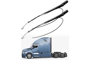 QNBES 2 Pcs Front Windshield Wiper Arm Fit for Freightliner Cascadia 2008-2025, Left and Right Wiper Arm Replace A22-72740-000 A22-66578-001
