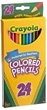 Crayola Colored Pencils, Assorted Colors 24 ea