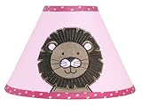 Pink and Green Jungle Friends Lamp Shade by Sweet Jojo Designs