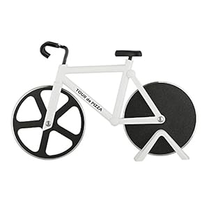Bicycle Pizza Cutter - The Tour de Pizza Cutter by SOHO Kitchen - A Fun Gift for Cyclists and Pizza Lovers