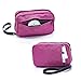 Patu Handy Beauty Stuff Carry Case, Makeup Cosmetic Bag, Women Facial Cleanser Skincare Kit Pouch, Portable Electronics Accessories Organizer, Magenta