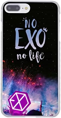 LLM EXO 2 Kpop Korea Boy Band Cute Music Cell Phone Shell Transparent Hard Cover Case For iPhone SamSung (iPhone 7 & iPhone 8)