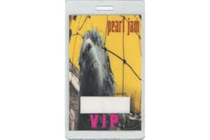 Pearl Jam 1993 VIP Laminated Backstage Pass