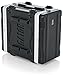 Gator Cases Lightweight Molded 6U Rack Case with Heavy Duty Latches; Standard 19.25
