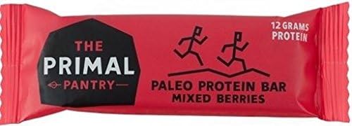 Primal Pantry Mixed Berries Paleo Protein Bar 55g (Pack of 15)