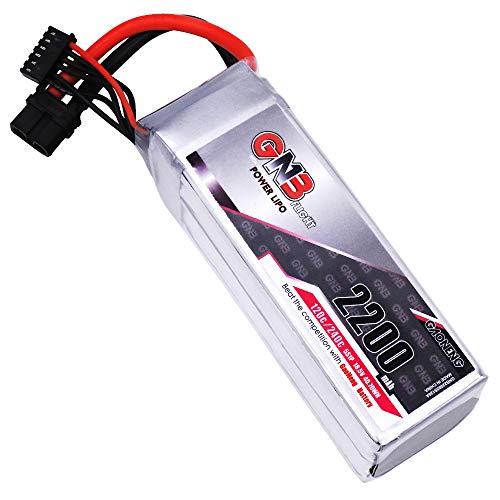 Gaoneng GNB 5S LiPo Battery Pack 2200mAh 18.5v 120C XT60 Connector, 5S LiPo Battery for Air Wing or 180mm to 330mm brushless FPV Racing Drone