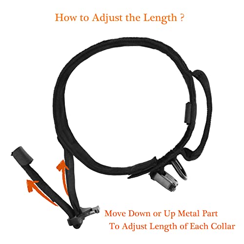 YouthBro Tactical Dog Collar with Two US Flag Patch, K9 Military Dog Collar with 1 Airtag case, Nylon Collar with Heavy Duty Metal Buckle for Medium Large Dogs Black, L