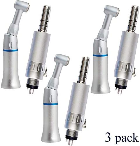 4 Holes Powerful Slow Speed Contra Angle Hand Kit Air Motor(Pack of 3)