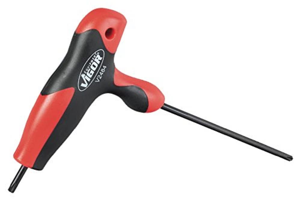 Vigor V2501 Torx T-Handle Screwdriver, T15 mm, Length 156 mm