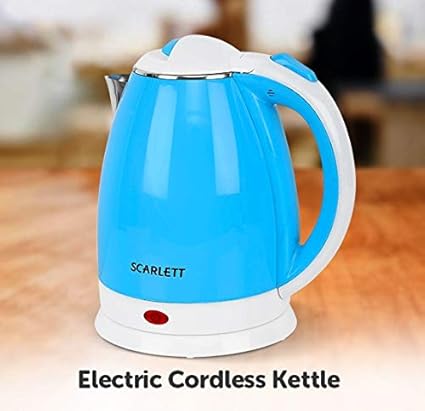 Buy Shivonic Electric Kettle Boil Dry Protection Auto Shut Off Dual Finish Body Concealed Heating Element 2 L Capacity Blue Online At Low Prices In India Amazon In
