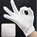 Black Velvet Bunny Hat White Rabbit Ear Costume Accessory with White Gloves