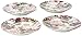 English Rose Pattern Fine China Cup Cake Plates for Children's Tea Parties