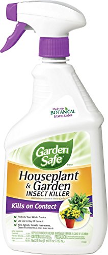 Garden Safe Brand Houseplant & Garden Insect Killer, Ready-to-Use, 24-Ounce, 4-Pack