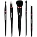 Revlon Essentials Brush Kit, 5 Pc Set includes Eyeshadow Blush and Foundation Makeup Brushes Set with Travel Case