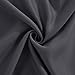 Lemomo Grey/Gray Bedroom Blackout Curtains/42 x 63 Inch Length/Set of 2 Curtain Panels/Thermal Insulated Room Darkening Curtains for Bedroom
