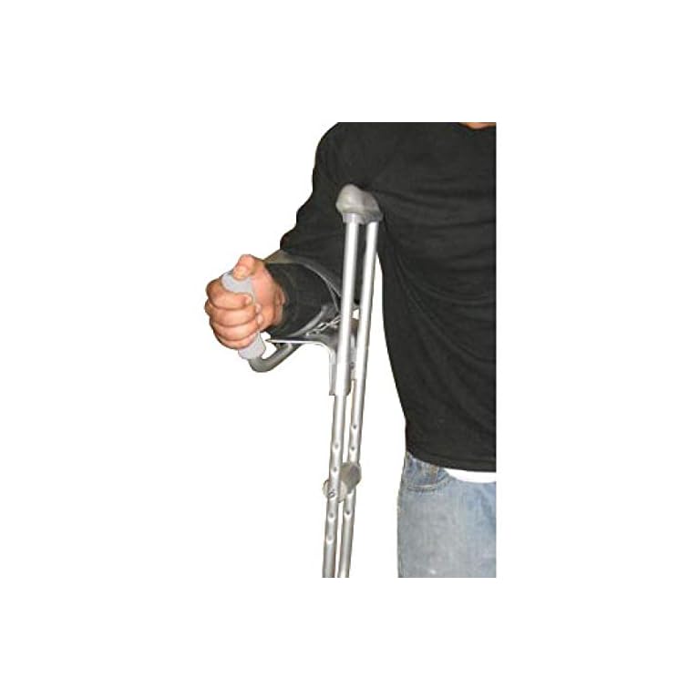 Drive Medical 101051 Platform Walker/Crutch Attachment, Silver