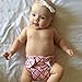 Nora's Nursery Baby Cloth Pocket Diapers Inserts 1 Wet Bag 7 Pack Pink Blossoms