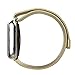 Smart Watch Band, YMCCOOL Fully Magnetic Closure Clasp Mesh Loop Stainless Steel iWatch Band Replacement Bracelet Strap for Watch Sport&Edition 42MM Gold