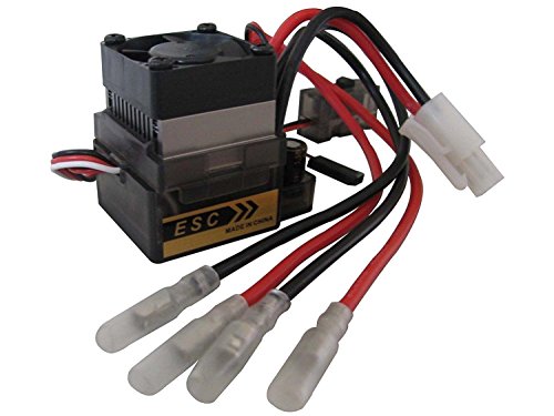 powerday Waterproof 60A ESC Speed Controller 2-3S BEC 3A XT60 Plug for 1/10 1/12 RC Car