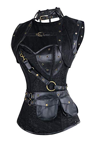 1 Charmian+Brocade+Steampunk+Bustiers+X+Small