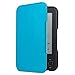 WALNEW Case Cover for Kindle 3 - Ultra Lightweight PU Leather Smartshell Cover for Kindle Keyboard(3rd Generation) Tablet, Light Blue