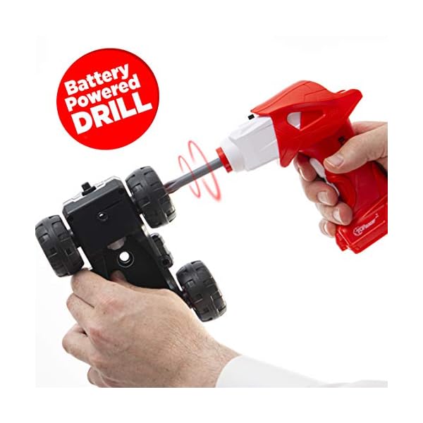 Rc-Take-Apart-Building-Toys-with-Electric-Drill-Converts-to-a-Remote-Control-car-Gift-for-Boys-Ages-34567-Years-Old-and-up-Kids-Car-Toy-Stem-Construction-Trucks-3-in-one-DIY200 Top Race Remote Control Car STEM Toys for 3 4 5 6 7 Year Old Boys & Girls | RC Fire Trucks Set︱3 in 1 Take Apart Toys…