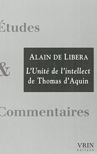 L' unité de l'intellect