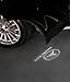 Wind Fire D007-B - Mercedes Benz C E GL ML - No Drilling Changeable Courtesy Ghost Shadow Lights - Lifetime FREE logo chips replacement 2-pc set