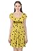CowCow Womens Sun Dress Bee Honeycombs Honey Insect Honeybee Cap Sleeve Dress, XS-5XL