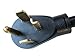 Parkworld 60134 Dryer Adapter Cord NEMA 14-30P Male to 10-30R Female, 30A, 250V (1.5FT, ETL Listed)
