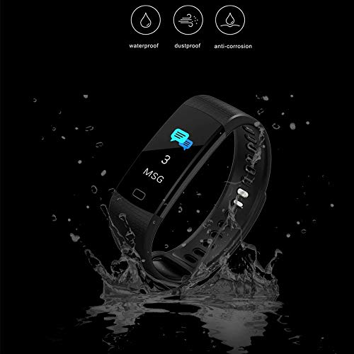 image for Jennyfly Fitness Watch Multifunction Soft Wristband Comfortable Adjust