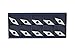 YUFUTOL Diamond shape Carbide Replacement Insert Cutter 10mm(.39”) X28mm(1.10”),Diameter 4.3mm(.17”), Pack of 10, For Mini, Mid Full And Pro Size Detailers Wood Turning tools