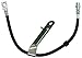 ACDelco Gold 18J4287 (19264280) Rear Passenger Side Brake Hose