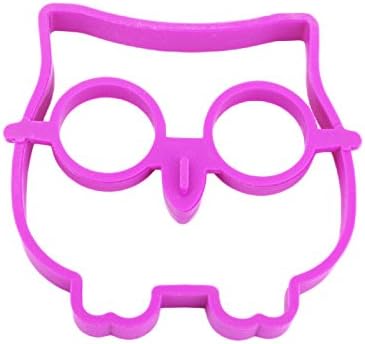 1 Pack Cute Silicone Owl Egg Fried Shaped Mold Shaper Ring Kitchen Cooking Tool