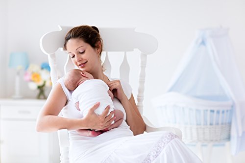 Enovoe Organic Bamboo Breastfeeding Pads (12 Pack) with Bonus Laundry Bag - Reusable Nursing Pads for Breast are Super Soft, Machine Washable and Hypoallergenic