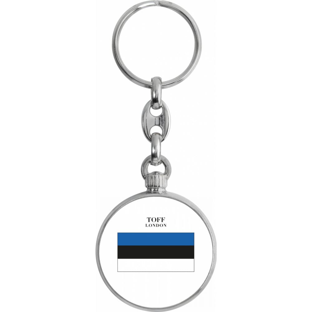Toff London Estonia Flag Keyring