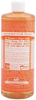 Dr. Bronner's Tea Tree Soap 2 oz - All Purpose Organic Liquid Soap