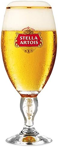 Stella Artois International Chalice Pint Glasses Ce 20oz 568ml Set Of 4 Beer Glasses With Gold Rim Chalice Glasses Branded Glasses Stemmed Glasses Amazon Co Uk Kitchen Home