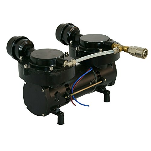 Davv 12V 160W Oilless Diaphragm Pump, Hookah Dive System Compressor