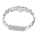 CUZOW for Fitbit Flex 2 Band Women Men, Stainless Steel Metal Replacement Wristband for Fitbit Flex 2 Smart Watch