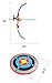 Liberty Imports Large Archery Bow and Arrow Set for Kids with 4 - Suction Cup Arrows and Target Toys, Outdoor Toy for Kids