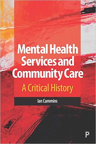 The cover of Mental Health Services and Community Care: A Critical History. There is a red rectangle behind the title. 