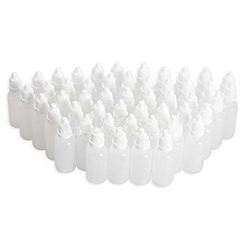 100 Pcs 10ml Empty Plastic Squeezable Dropper Bottles Eye Liquid Dropper