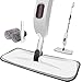 Aicehome Spray Mop with 450ML Refillable Bottle and 2 Reusable Microfiber Pads for Home and Office Cleaning