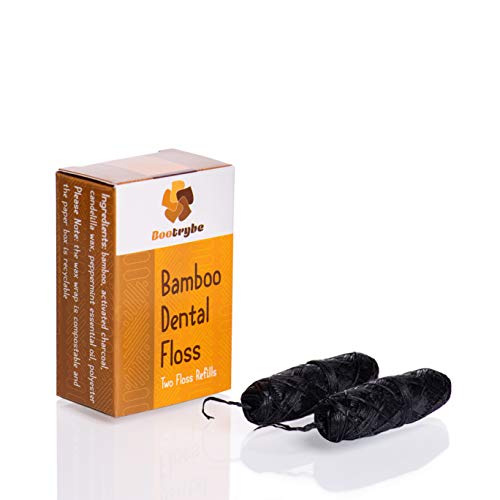 EcoFriendly Bamboo Dental Floss Refill Spools Organic Vegan Floss